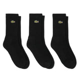 Socken – 3er-Set schwarze Socken mit Lacoste-Logo LACOSTE ACCESSORIES