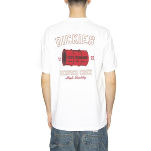 Service Crew SS Tee White - Maglietta Girocollo Uomo Bianca DK0A4Z8T0WH1  DICKIES 