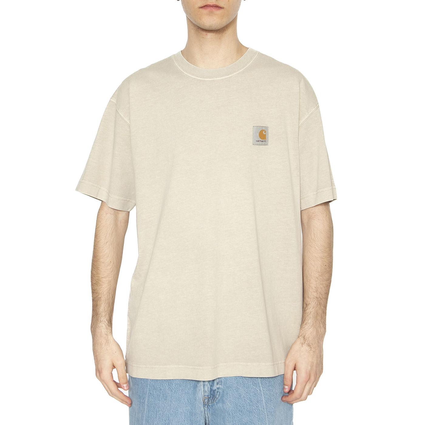 S/S Nelson T-Shirt Fleur De Sel - Maglietta Girocollo Uomo Beige I029949.2LPGD  CARHARTT WIP 