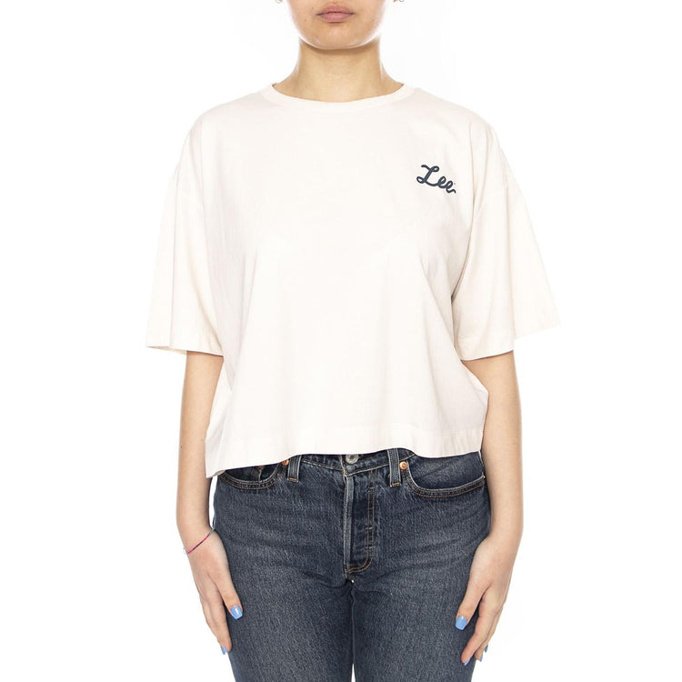 GOOD DAY LEE ECRU - Maglietta Girocollo Donna Bianca 112377770 WHT LEE 