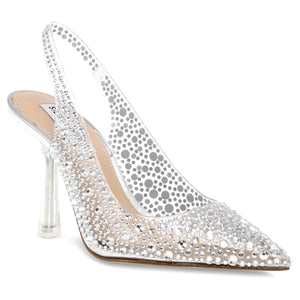 Jeweler Clear - Scarpe Décolleté Donna Bianco / Argento SMSJEWELER-CLE  STEVE MADDEN 