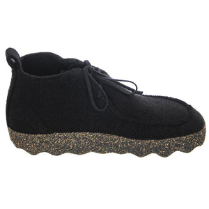 City Line Tweed Felt 925 Black - Scarpe Stringate Profilo alla Caviglia Donna Nere P018135004  ASPORTUGUESAS 