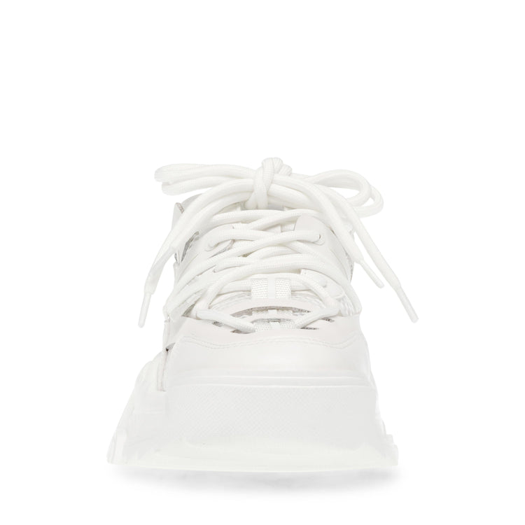 Kingdom White / White - Scarpe Straingate Profilo Basso Donna Bianche SMPKINGDOM-11E  STEVE MADDEN 