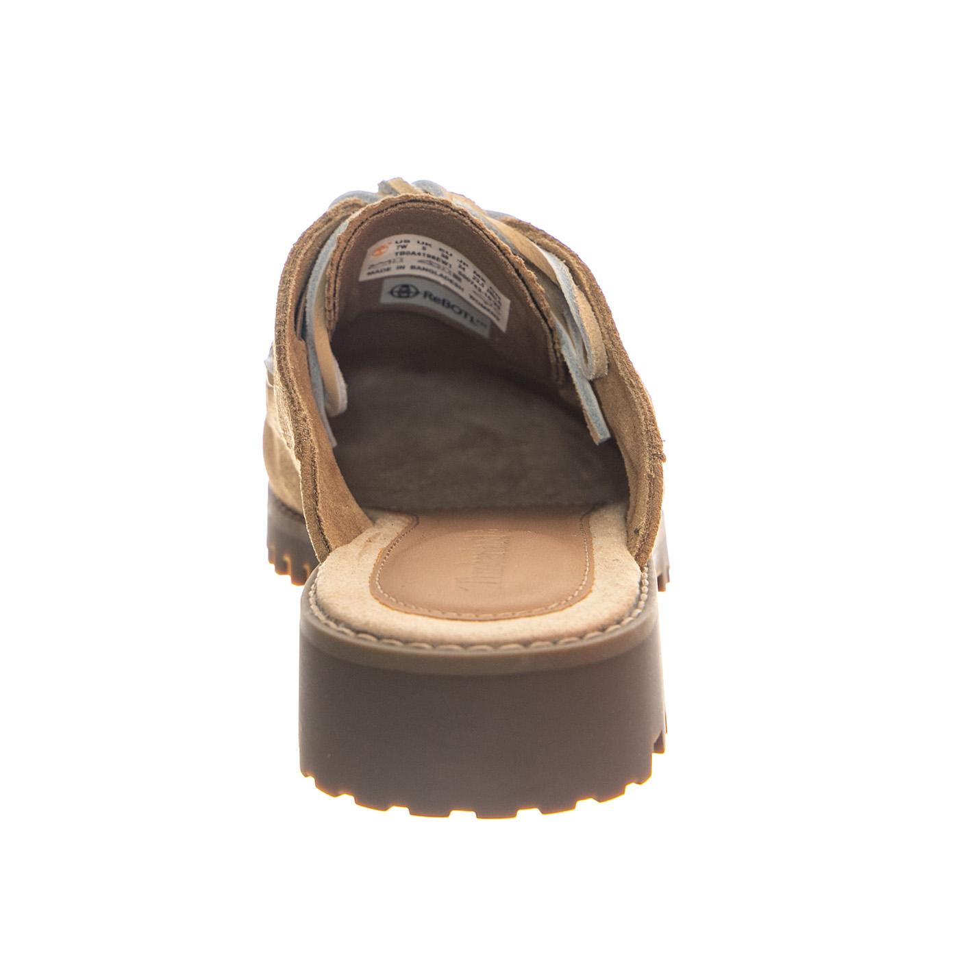 AUTH Mule Shoe MD Beige Suede - Sandali Donna Beige TB0A4198 EW11 TIMBERLAND 