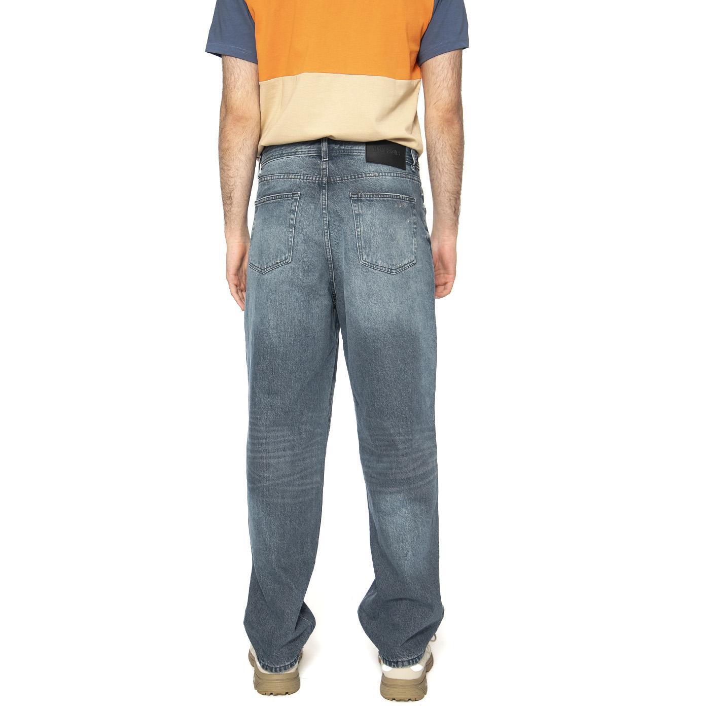 Onsfade Vita Media Loose Fit Jeans - Pantaloni Denim Jeans Uomo Blu 22032218 . ONLY & SONS 