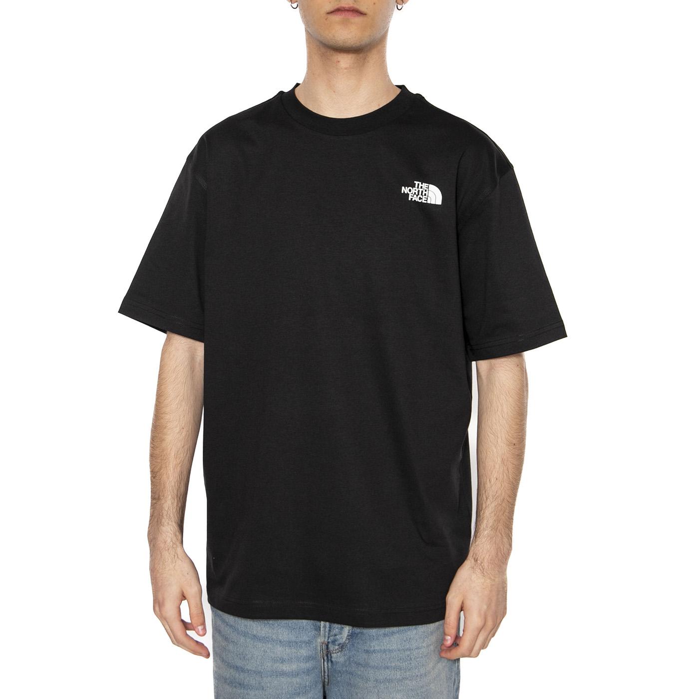 Unisex SS Nse Oversized Tee - Maglietta Girocollo Uomo Nera NF0A8C3TJK31  THE NORTH FACE 