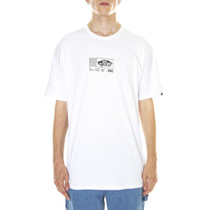 M' Transfixed 3 SS Tee II White - Maglietta Girocollo Uomo Bianca VN0006CUWHT1  VANS 