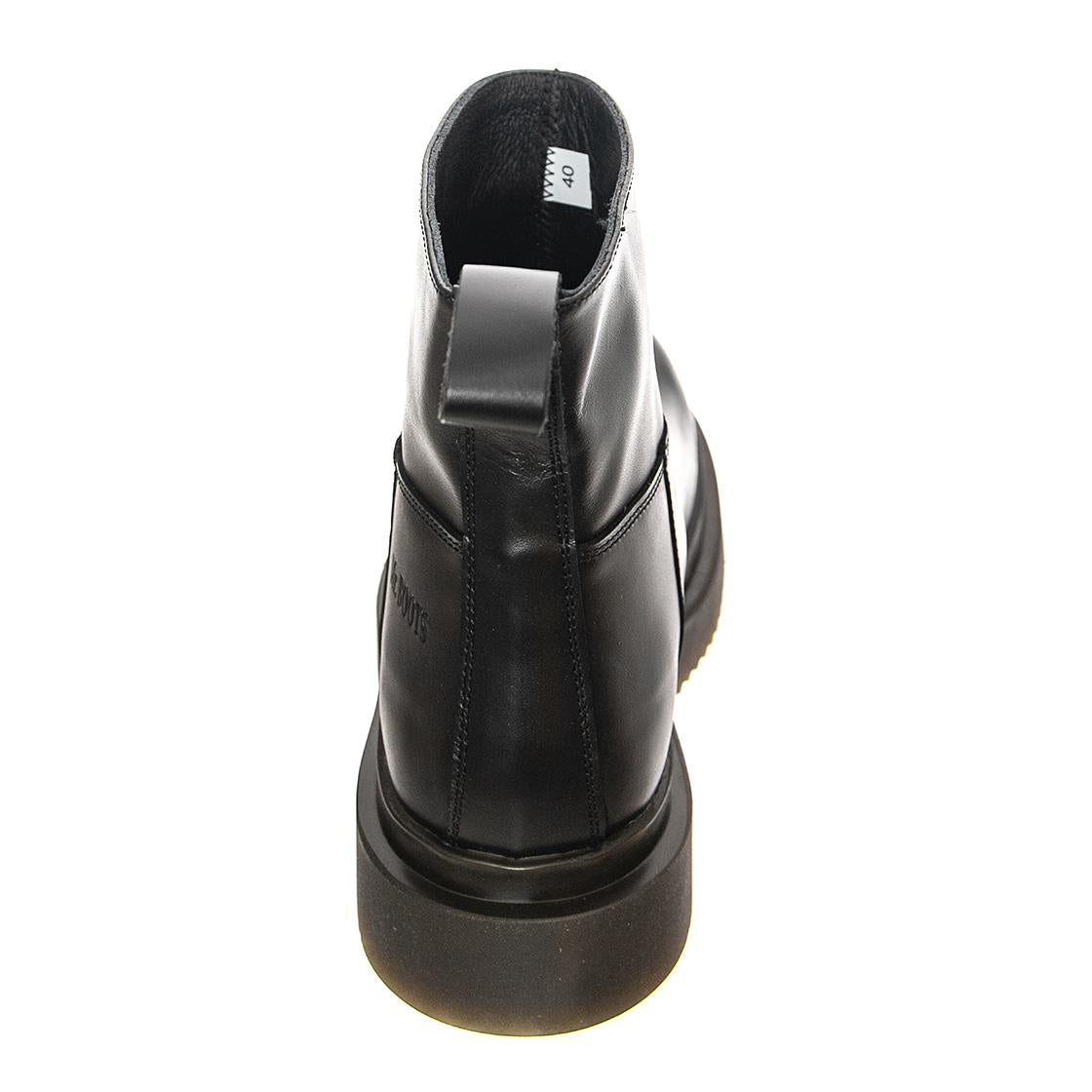 T BOOT 08 GREASY BLACK - Stivaletti alla Caviglia Donna Neri BTSTBOOT08-BKG . MR BOOTS 