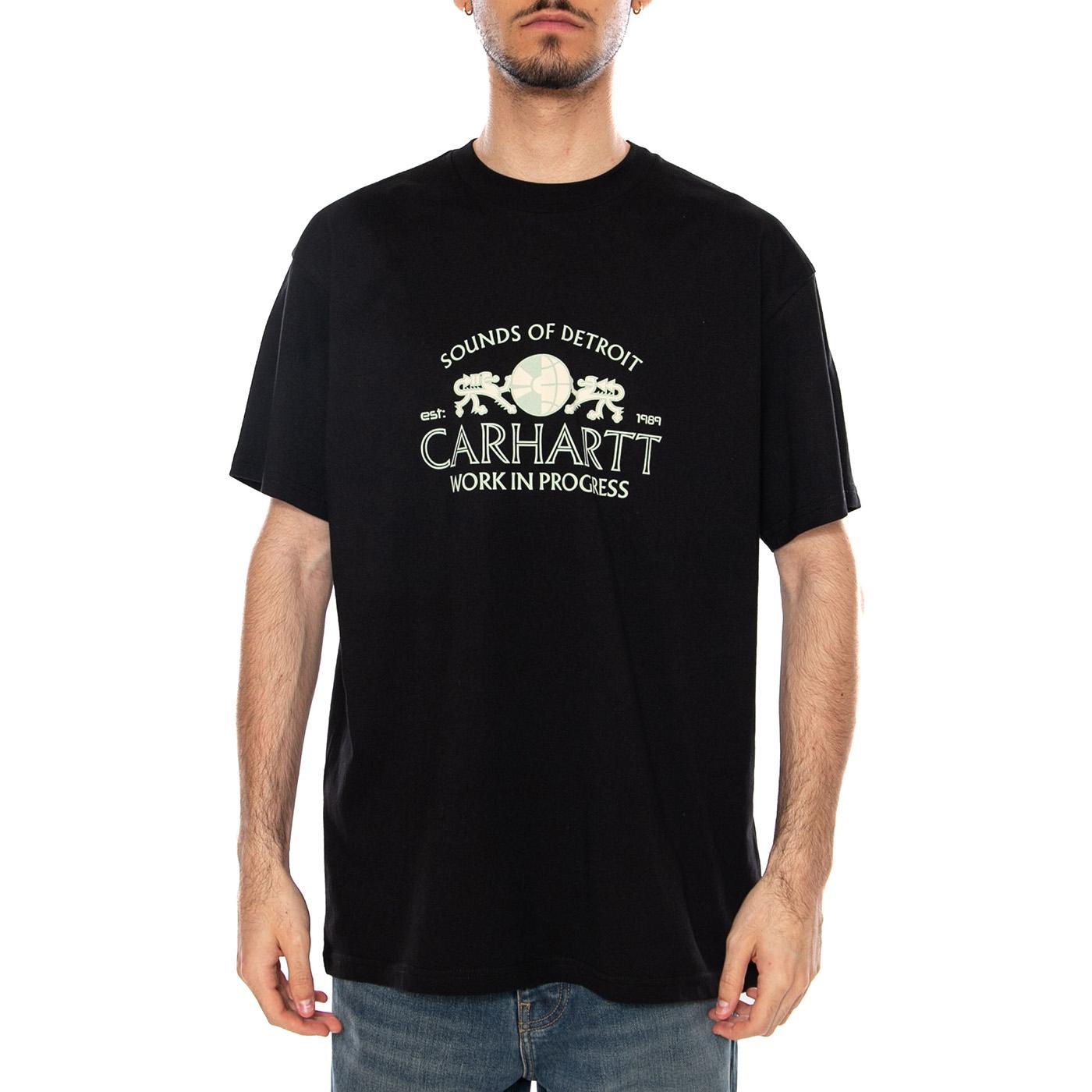 S/S Gatecrasher T-Shirt Black - Maglietta Girocollo Uomo Nera I035481.89XX . CARHARTT WIP 