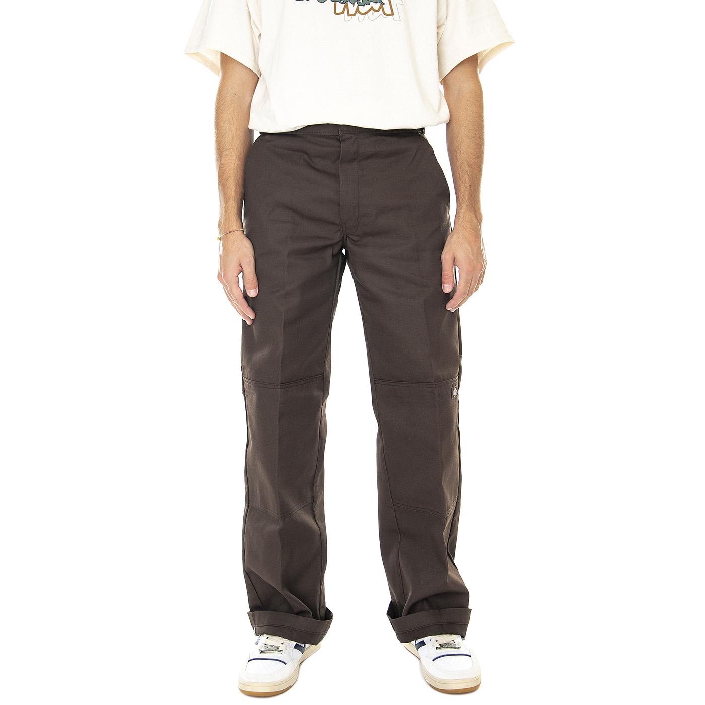Double Knee Rec Dark Brown - Pantaloni Uomo Marroni DK0A4XK3DBX1  DICKIES 