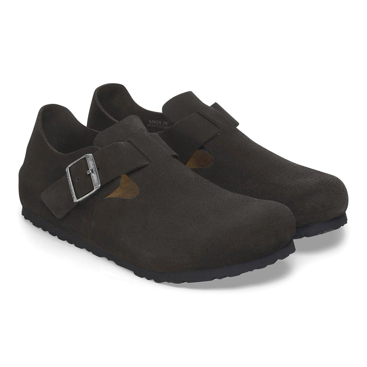 London black, Suede Leather - Sandali Uomo Neri 1028078  BIRKENSTOCK 