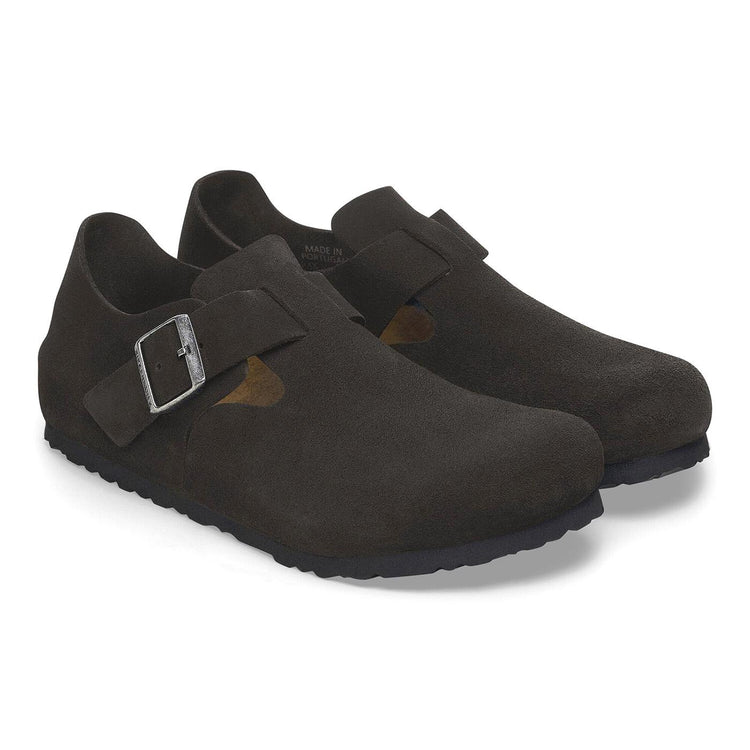London black, Suede Leather - Sandali Uomo Neri 1028078  BIRKENSTOCK 
