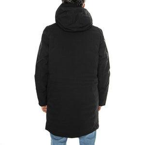 Hjalmar black - Giacca con Cappuccio Uomo Nera 331186-110 . ELVINE 