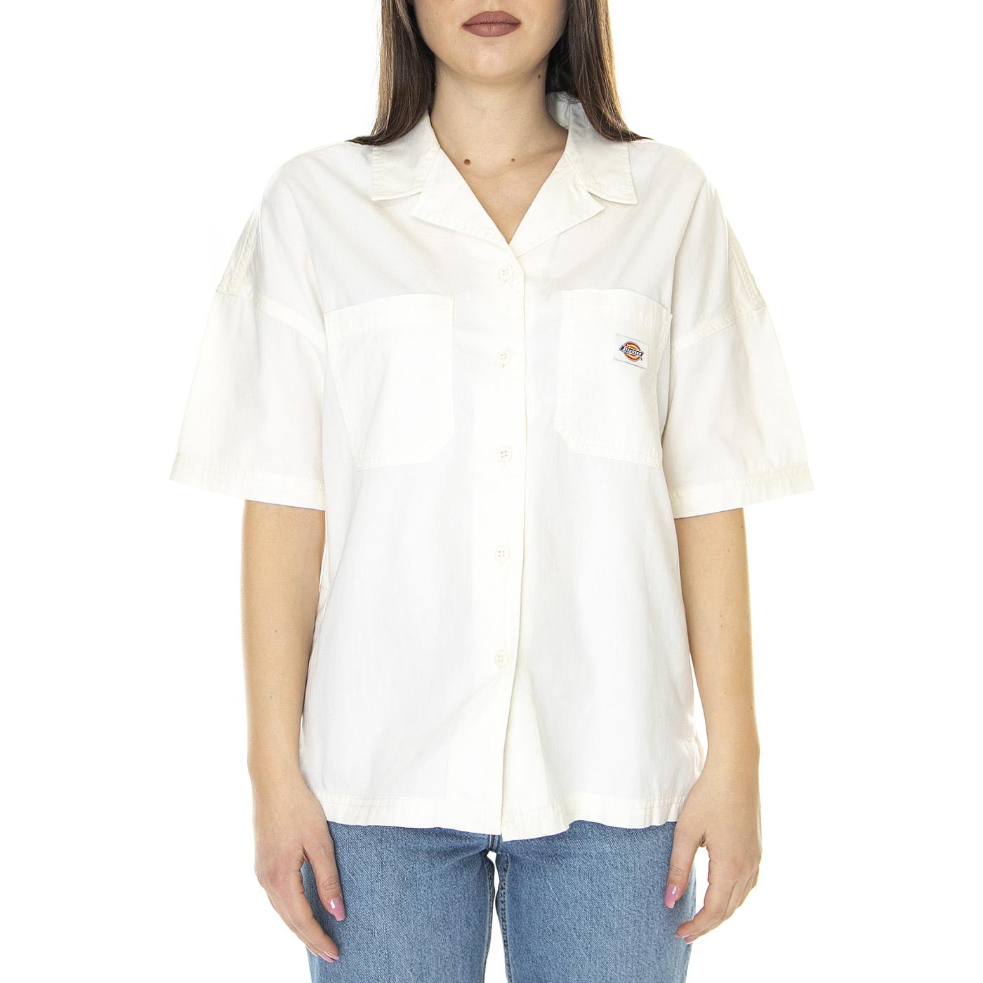 W' Vale Cloud - Camicia Maniche Corte Donna Beige DK0A4Y7SC581  DICKIES 
