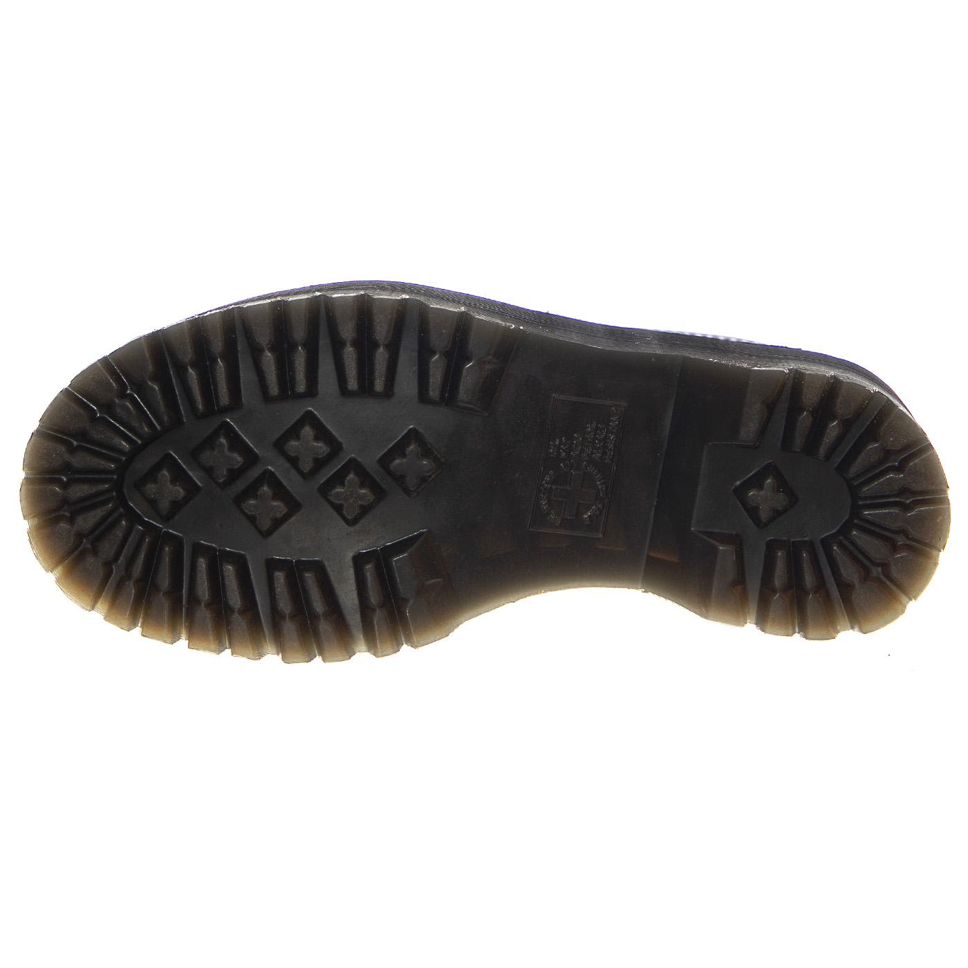 Adrian Quad Platform Loafers - Mocassini in Pelle con Nappe Donna Neri 27989001  DR.MARTENS 