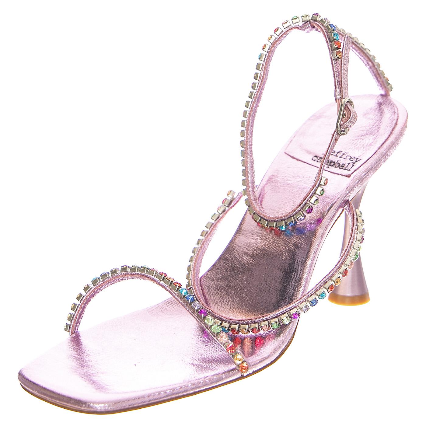 W' Demonica Liliac Metallic Paste Multi Sandals - Sandali Donna Viola JC-R269L-09B  JEFFREY CAMPBELL 