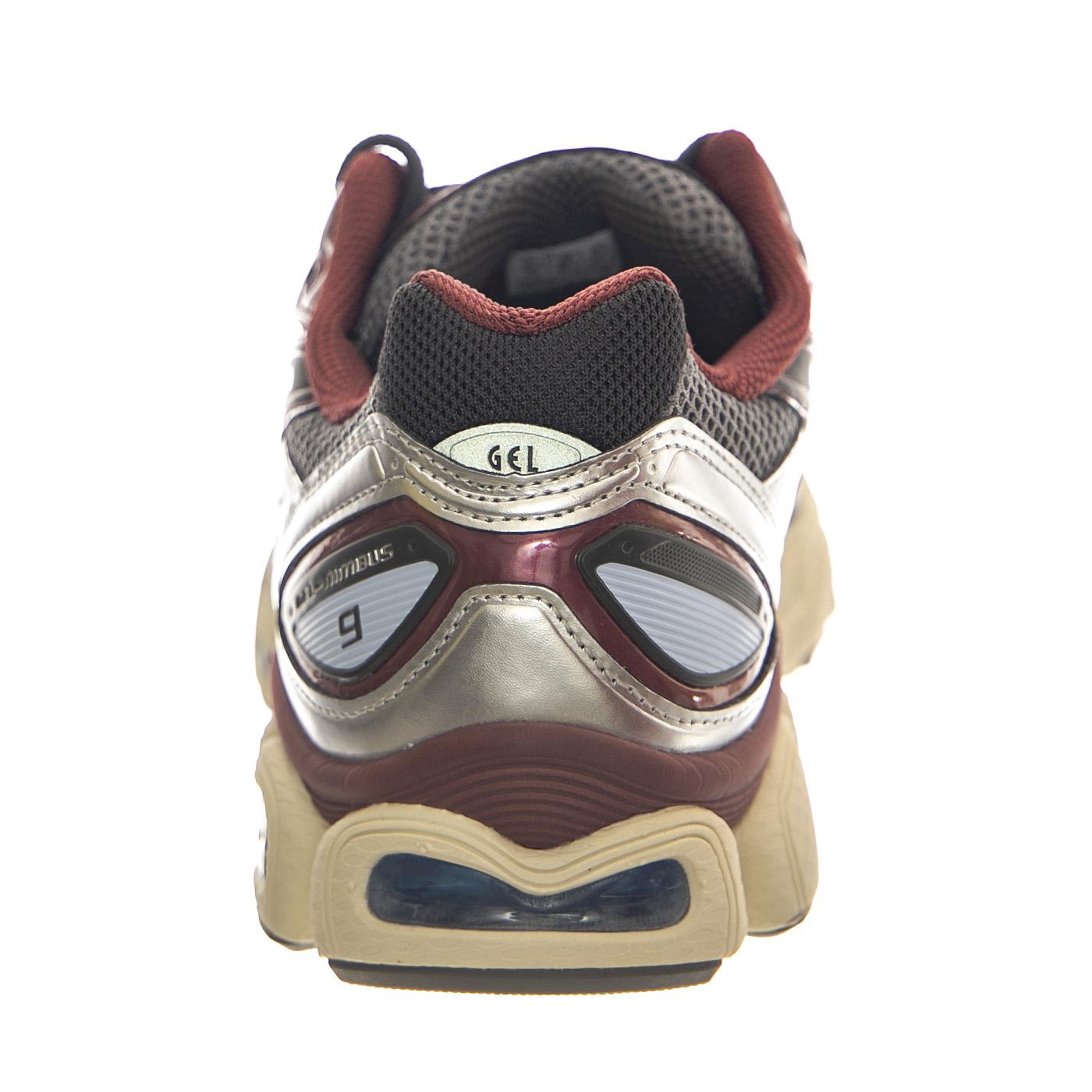 Gel-Nimbus 9 Truffle Grey / Dark Cherry - Scarpe Profilo Basso Uomo Multicolore 1201A424-026  ASICS 