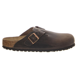 Boston BS Habana Suede Leather Brown -- Sandali Uomo Marroni 0159713 . BIRKENSTOCK 