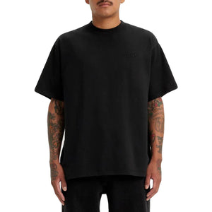 RED TAB VINTAGE TEE MINERAL BLACK GARMENT - Maglietta Girocollo Uomo Nera A0637-0001 Black LEVIS 