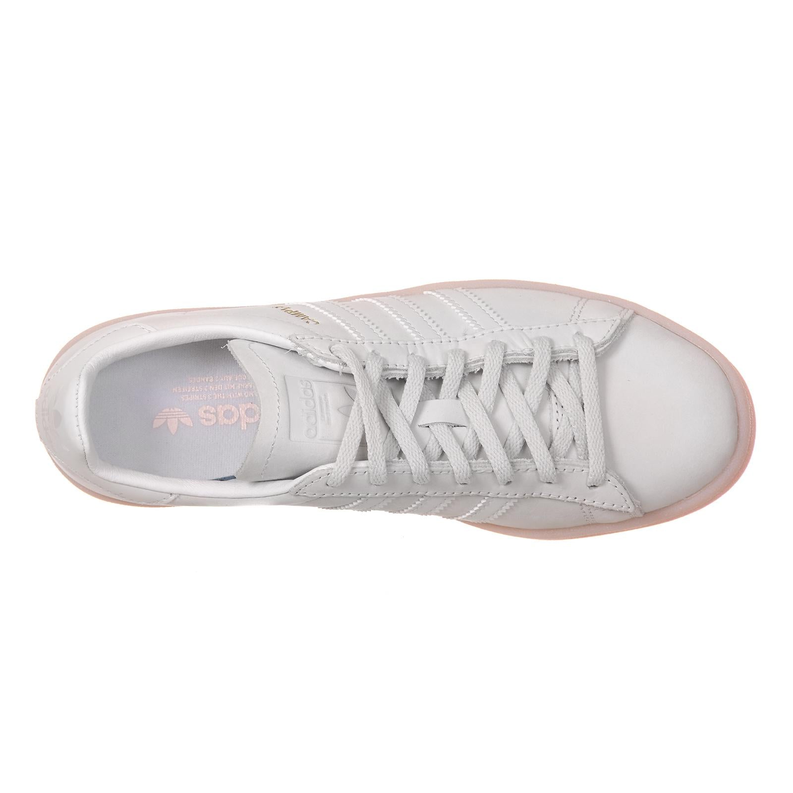 CAMPUS W CRYSTAL WHITE/CRYSTAL WHITE/ICEPNK BY9839  ADIDAS 
