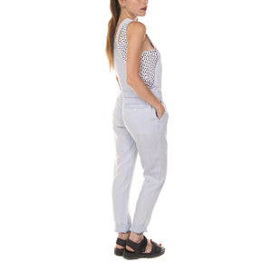 Denizen Romper Chambray Jumpsuit - Light Grey - Tuta Donna Grigia 86194_4  MINIMUM 