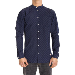 JUSTO 0087 L/S SHIRT DARK NAVY 140760087-689  MINIMUM 
