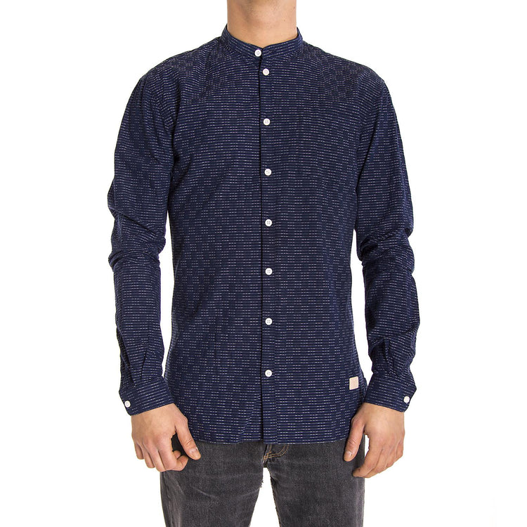 JUSTO 0087 L/S SHIRT DARK NAVY 140760087-689  MINIMUM 
