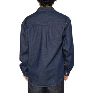 Harvey Shirt Jac Blue - Camicia Denim Jeans Uomo Blu I033346.0102  CARHARTT WIP 