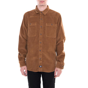 Arthurdale Duck Brown - Camicia Velluto Uomo Marrone 05 200315-BD . DICKIES 