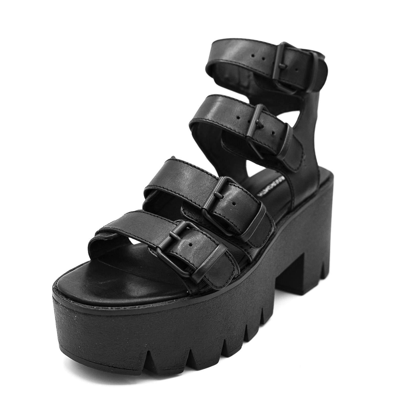 W' Preslee Black Sandals WSSPRESLEY-BLK  WINDSOR SMITH 