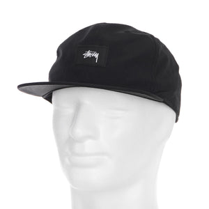 STOCK LABEL STRAPBACK CAP BLACK 131771-BLACK  STUSSY 