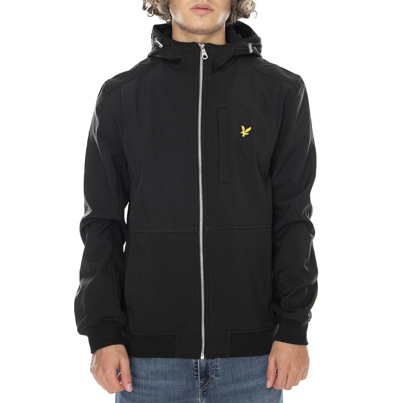 Softshell Jacket Jet Black - Giacca Invernale Uomo Nera JK1214V-Z865  LYLE & SCOTT 