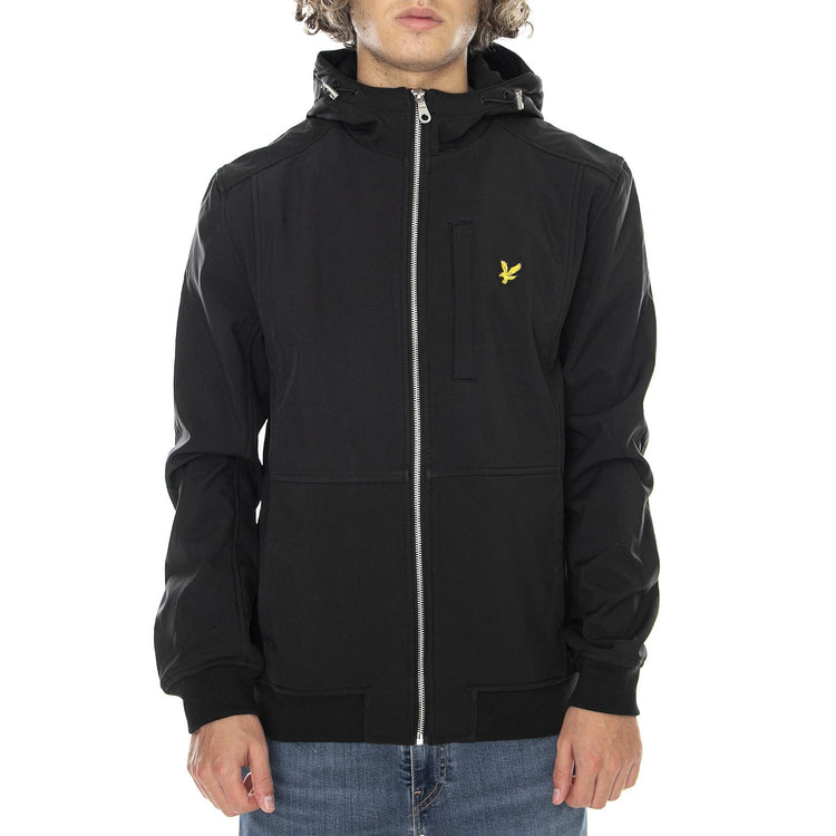 Softshell Jacket Jet Black - Giacca Invernale Uomo Nera JK1214V-Z865  LYLE & SCOTT 