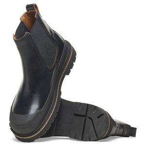 Prescott Slip On Men Black Pull Up Leather Boots - Stivaletti Uomo Neri 1025206 . BIRKENSTOCK 