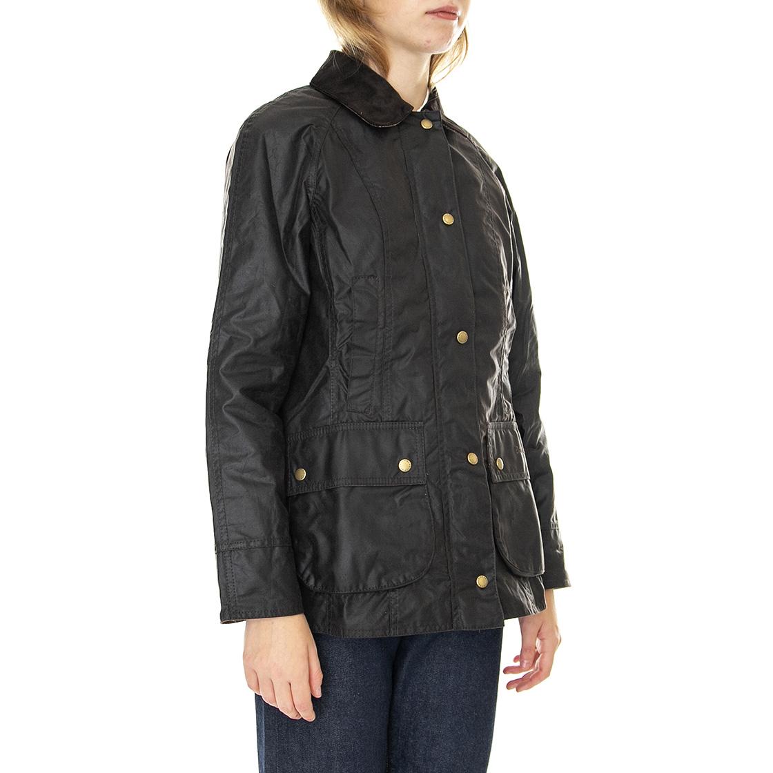 Beadnell Wax Jacket Rustic - Giacca Invernale Donna Marrone FW22-LWX0667-RU52  BARBOUR 