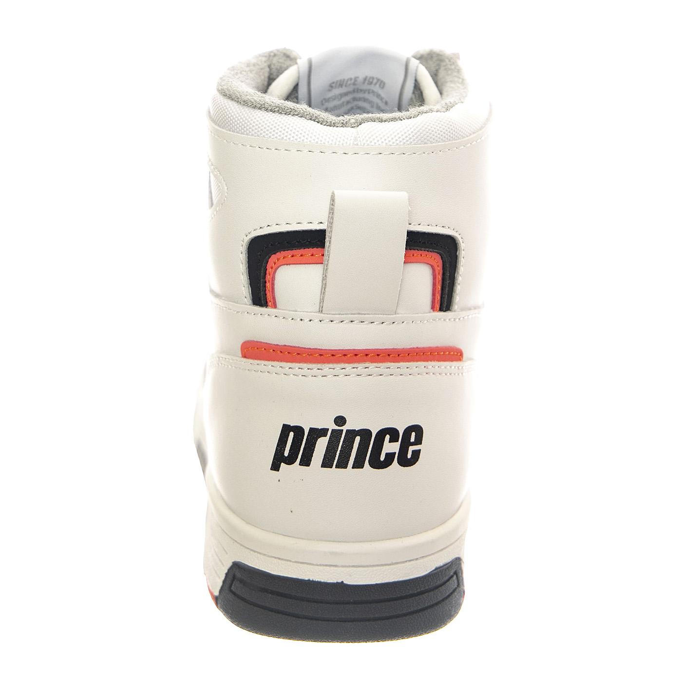 FST847 White / Coral - Scarpe Profilo Alto Uomo Bianche PEMFST847-WHC  PRINCE 