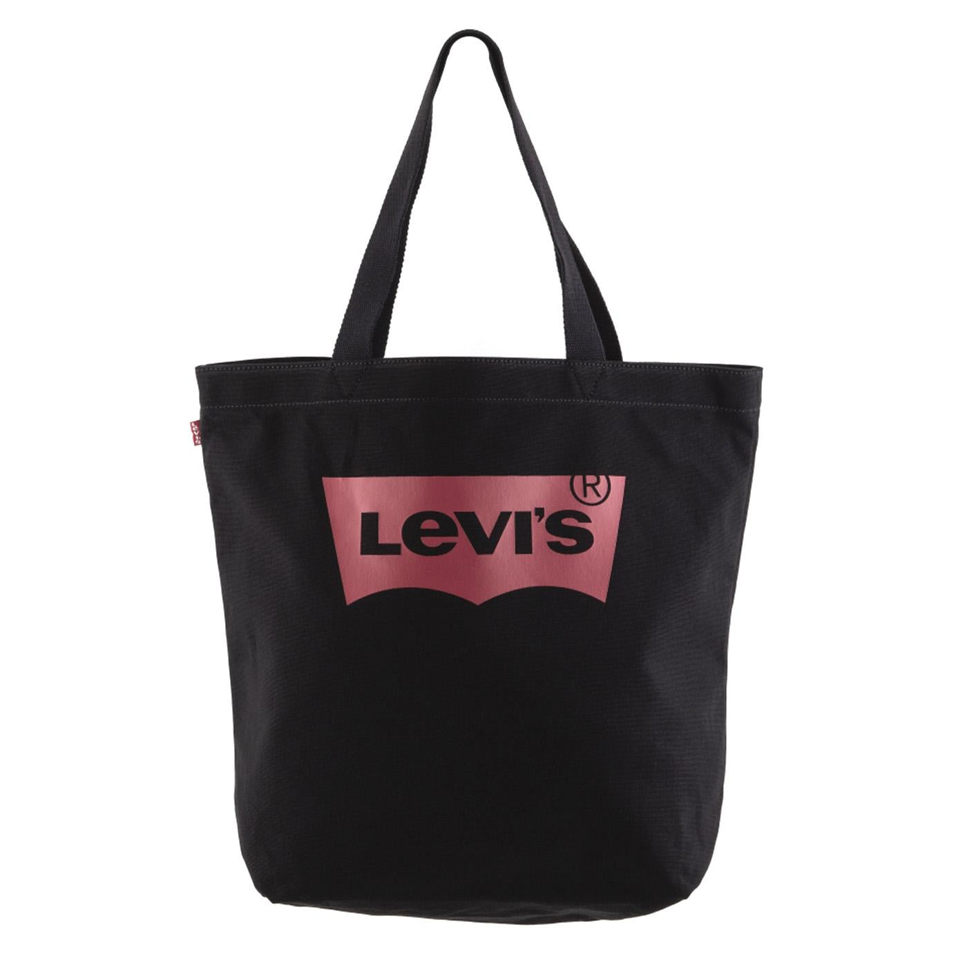 W' Batwing Tote Regular Black - Borsa Shopping Bag Nera 227853-6-59  LEVIS 