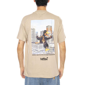 S/S Wiptopia T-Shirt Wall - Maglietta Girocollo Uomo Beige I035492.G1XX . CARHARTT WIP 