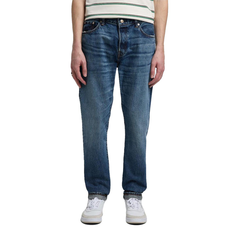 Slim Tapered Pant Mid Dark Used - Pantaloni Denim Jeans Uomo Blu I030683.01.E3.32  EDWIN 