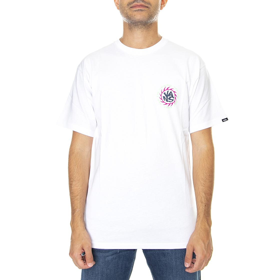 Summer Camp - Maglietta Girocollo Uomo Bianca XS VN0A7PLWWHT1  VANS 