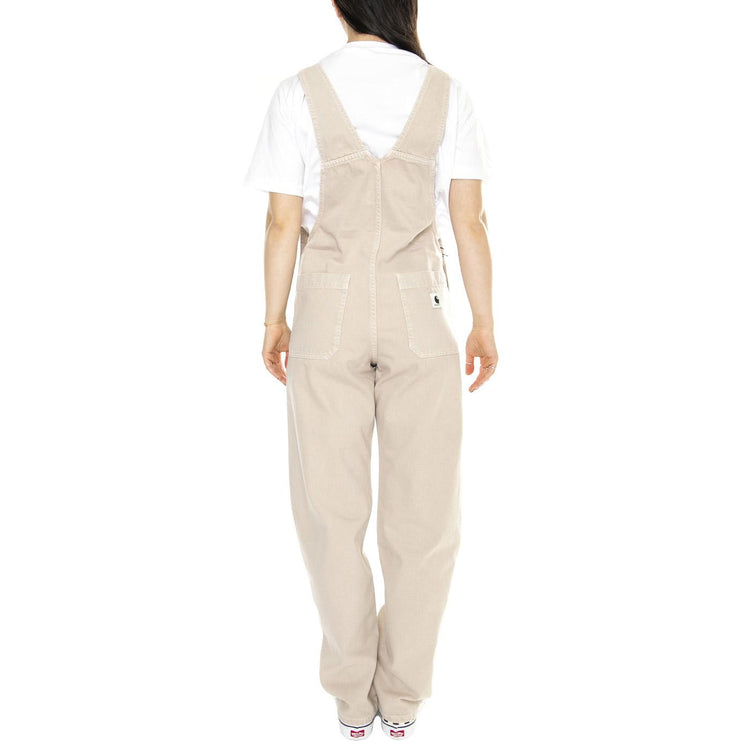 W' Garrison Bib Tonic /stone dyed - Salopette Donna Beige I033138.1YC4J  CARHARTT WIP 