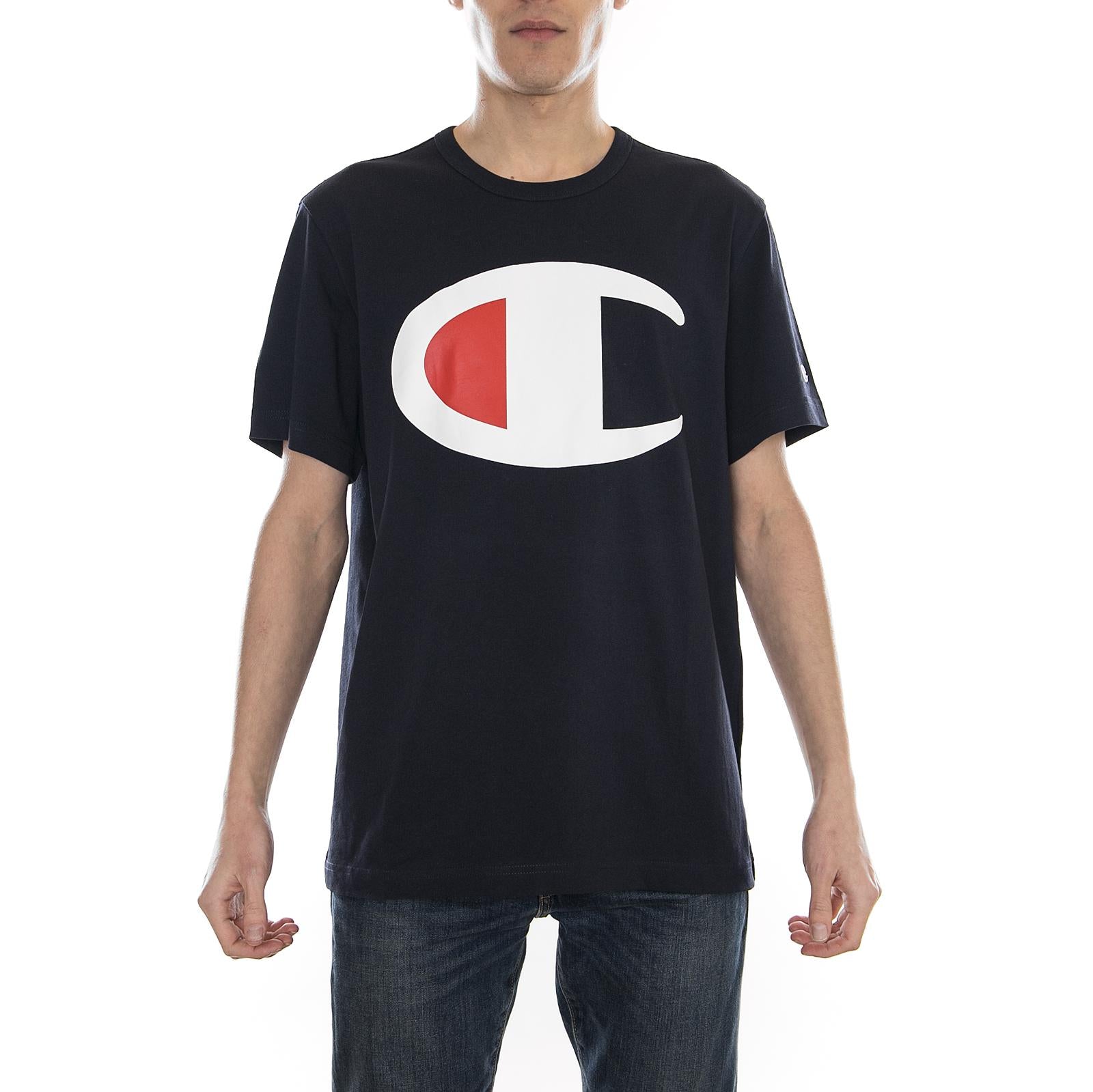 Crewneck Bold Logo Navy 211984-BS501  CHAMPION 
