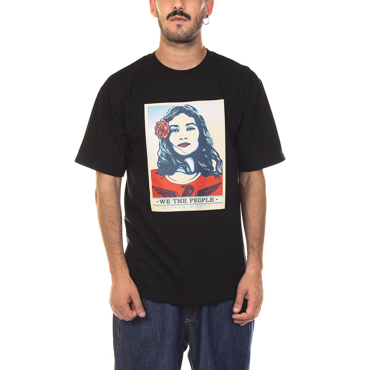 DEFEND DIGNITY BASIC S/S TEE M BLACK 86214_4  OBEY 