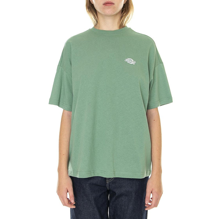 Summerdale Tee SS W Dark Ivy - Maglietta Girocollo Donna Verde DK0A4Y1BC971  DICKIES 
