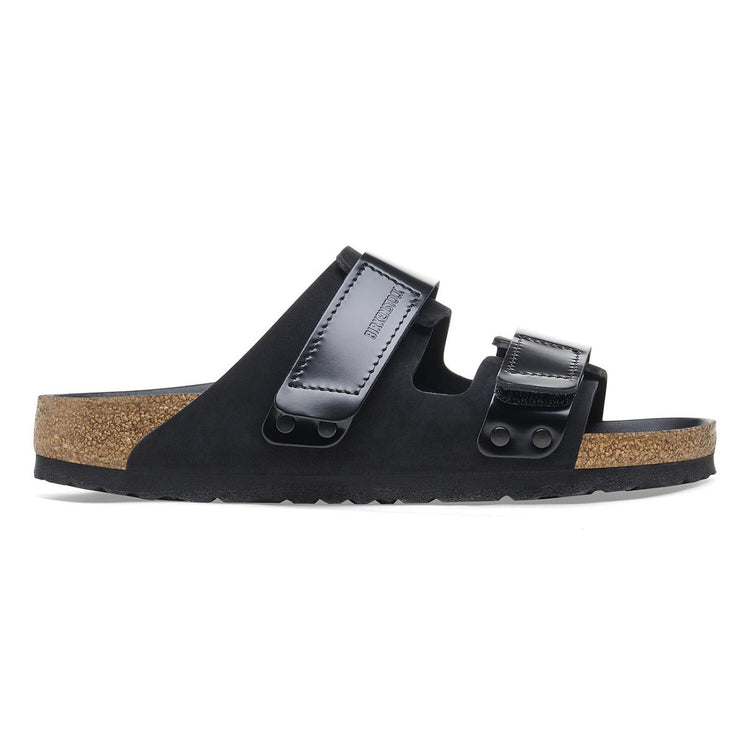 UJI Black Nabuck Leather - Sandali Uomo Neri 1026570  BIRKENSTOCK 