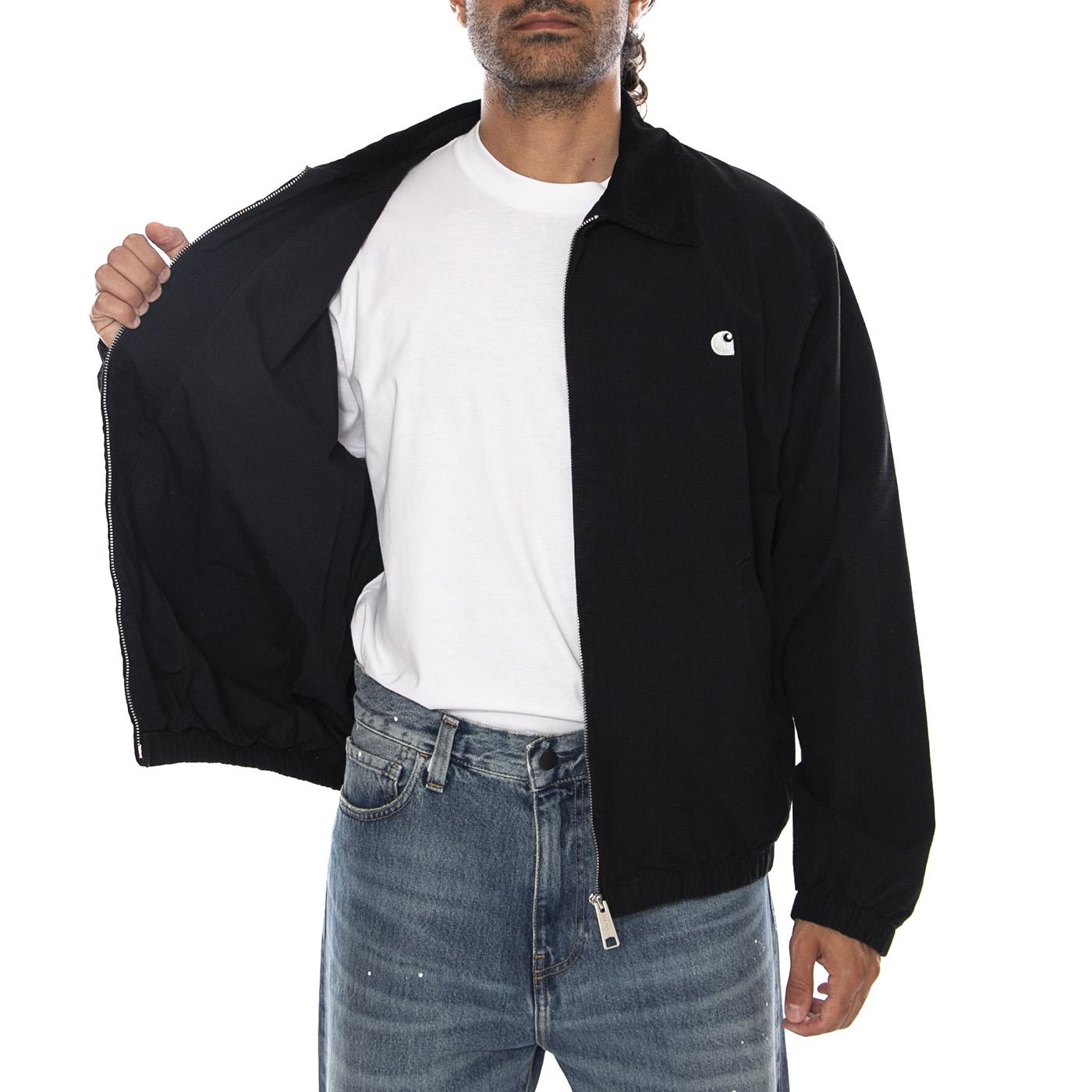 MADISON RIPSTOP JACKET BLACK / WAX - Giacca Uomo Nera I036804 K02GD CARHARTT WIP 
