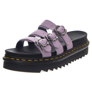Blaire Slide Lilac Milled Nappa - Sandali Uomo Viola 30710308  DR.MARTENS 