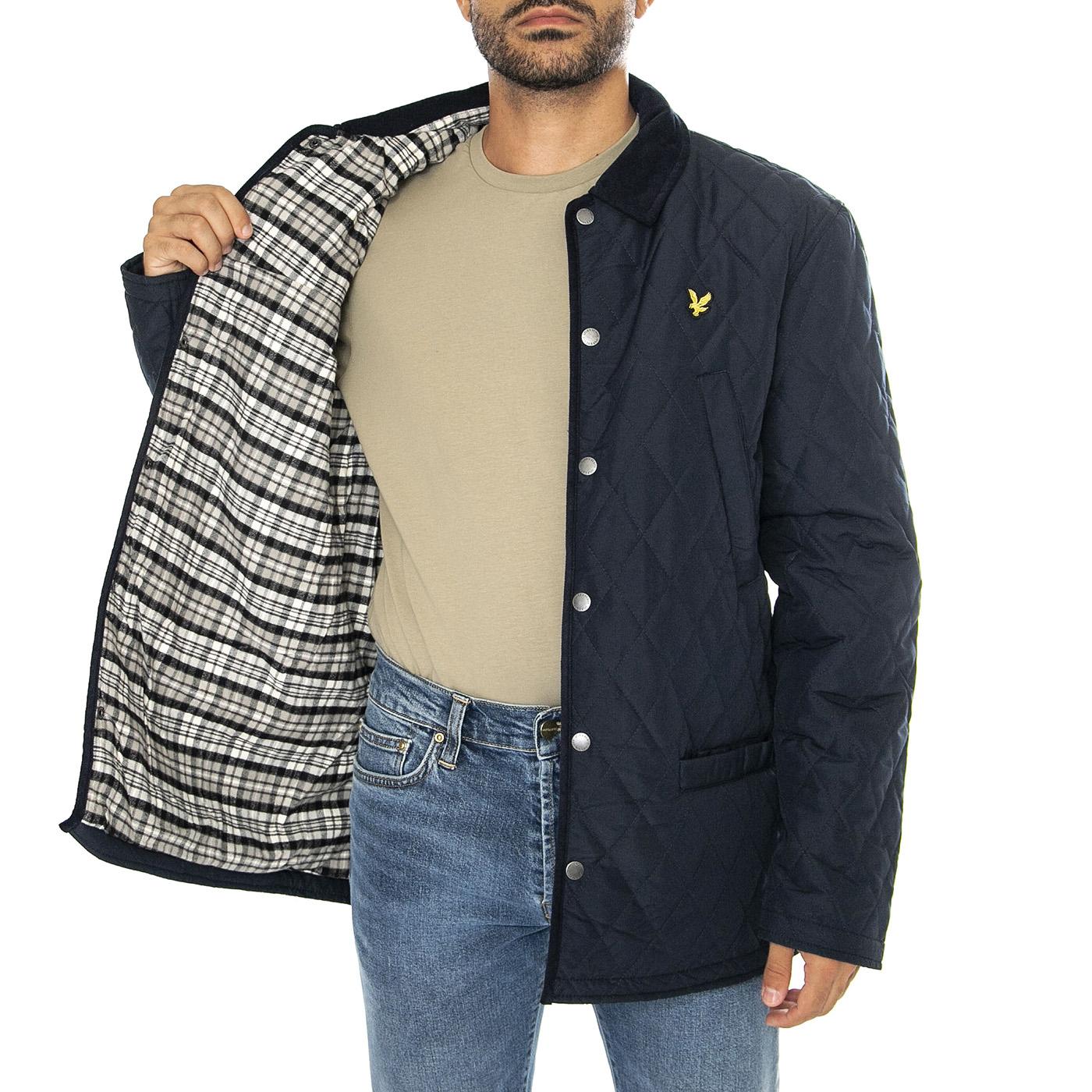 Quilted Jacket Dark Navy - Giacca Uomo Blu JK1990V-Z271  LYLE & SCOTT 