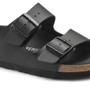 Mens Arizona Triples Birko Flor Sandals - Black - Sandali Uomo Neri - Calzata Stretta 1019069  BIRKENSTOCK 