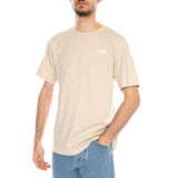 M Evo SD Reg SS Tee Desert Stone - Maglietta Girocollo Uomo Beige  Uomo THE NORTH FACE